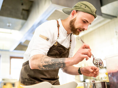 Juniorchef Johannes Breitfuss im Lengauer Hof